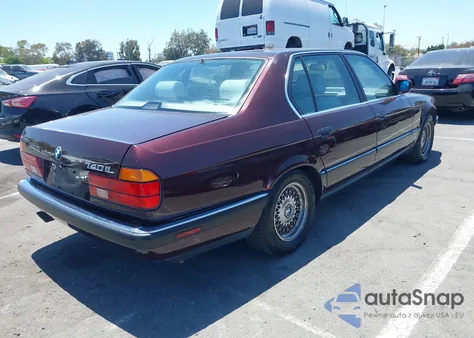 1993 BMW 740 Il Automatic из США, поврежденный, VIN WBAGD8327PDE87456